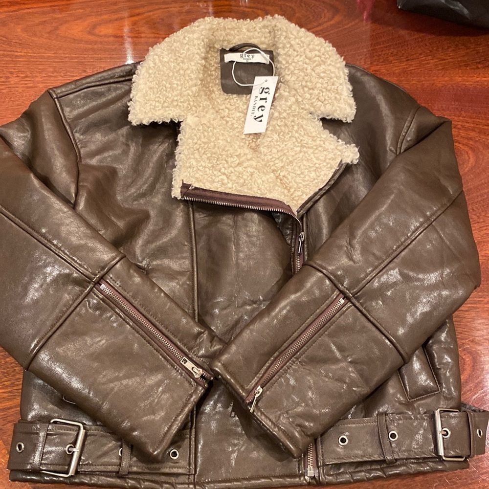 NWT City Street Jacket in Brown